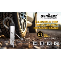 3in1 255PSI Tyre Inflator Car Motorcycle Air Tire Pressure Gauge Hose Pump Au