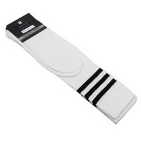 White w Black Stripes