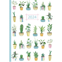 Urban Garden 2024 A5 Padded Cover Diary Premium Planner Book Xmas New Year Gift