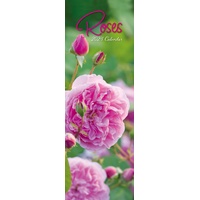 Roses - 2024 Slimline Slim Wall Calendar Hanging Planner New Year Gift