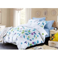 Leaves King Size Duvet Quilt Cover Set
