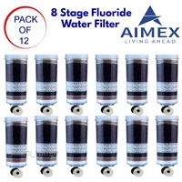 Aimex 8 Stage Fluoride Reduction Water Filter Cartridges x 12