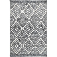 Amritsar Glenfalls Anthracite Tribal Rug 160X230