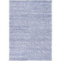 Harlow Ringlets Blue Wool Blend Rug 160x230