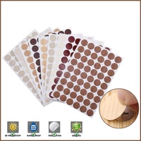 54 X Self Adhesive Decorative Screw Cover Caps Holes Cams Furniture Kitchen 20mm - PC 001