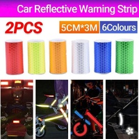 3m Reflective Warning Tape Adhesive Sticker Roll for Car Truck Strip Marking Use - Yellow