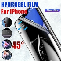 Clear Film iPhone 13 12 11 Pro Xs Max Plus Hydrogel Film Screen Protector - For iPhone XR
