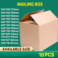 3-Layer Mailing Box Carton Small Medium Large Cardboard Parcel Boxes - Carton - 130x78x87mm