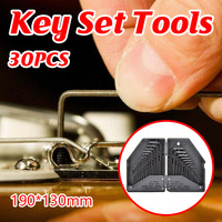 30Pcs Hex Key Metric & Imperial Allen Alan Allan Key Set Tools Kit Crv Au Stock