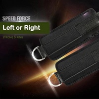 Aolikes Weight Lifting Ankle D-Ring Strap Cable Kickbacks Attachment Gym Leg - Left