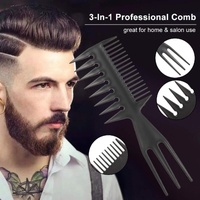 3 in 1 Hair Comb Styling Tool for Salon and Home Use Professional Quality