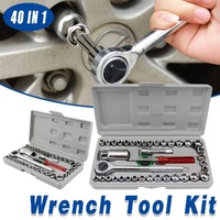 40pcs Auto Repair Tool Kit Set Car Maintenance Mechanics Garage Hand Tools