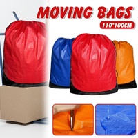 Waterproof Drawstring Moving Bag Large Packing Transfer Bag for Travel Storag - Red