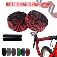 2X Thick Bicycle Handlebar Tape Bar Drop Wrap Mtb Road Bike Anti-Slip Punch - Pink