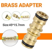 Brass Garden Hose Connector Fitting Double End Quick Joiner for 12mm Pipe Repair