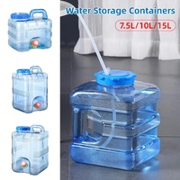 Outdoor Water Bucket Household Storage Car Water Tank Drinking Water Storage - 10L