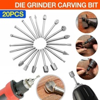 20Pcs Tungsten Steel Solid Carbide Burrs For Dremel Rotary Tool Bit Accessories