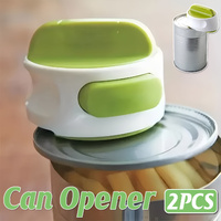 Can Opener Set 2pcs Manual Bottle Opener Stainless Steel Kitchen Tool for Home