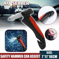 Car Door Handle Disability Elderly Standing Aid Cane Glass Breaker Flashlight Au - 1PC