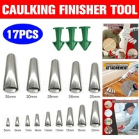 17PCS Stainless Steel Perfect Caulking Nozzle Applicator Sealant Finishing Tool