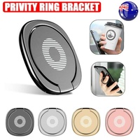 Iring Phone Ring Finger Holder Stand Mobile Grip with Mount Hook for iPhone and iPad - Black
