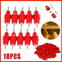 10 PCS Automatic Nipple Water Valves for Poultry and Duck Feeding