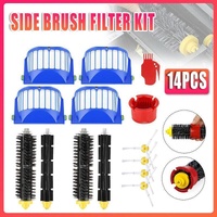 14Pcs Cleaner Brushes Hepa Fliter Parts For Irobot Roomba 600 Series 620 650 630