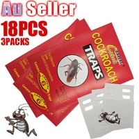 18Pcs /3 Pack Cockroach Bait Sticky Glue Cockroaches Insect Bug Pest Au
