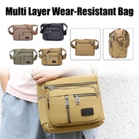 Transparent Crossbody Bag Clear Stylish Handbag for Men and Women Daily Use - Black