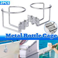2pcs Cup Stainless Steel Boat Drink Holder Ring Holders Marine Car Truck Yacht