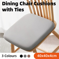 Seat Cushion Memory Foam Office Chair Pad Bottom Support for Stool Dining Chair - Grey