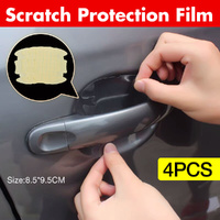 4Pcs Invisible Car Door Handle Films Protective Scratches Protector Accessories