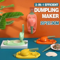 2in1 Dumpling Skin Chapati Maker Press Machine Wrapper Mould Handle Tools Pastry - Turquoise