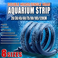 Flexible Aquarium Air Stone Oxygen Diffuser Strip for Fish Tank Aeration System - 120cm Dual-inlet