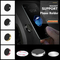 Universal Dashboard Phone Holder Car Mount Stand with Secure Grip - Gold *2