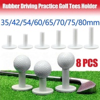 8X Rubber Driving Practice Golf Tees Holder Rubber Driving Range Home Training