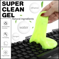 Dust Dirt Cleaning Super Clean Car Laptop Keyboard Home Cleaner - Yellow