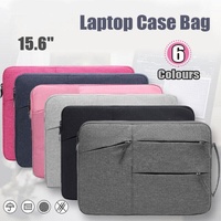 Laptop Sleeve Travel Bag Carry Case For Macbook Air Pro 15.6inch - Light Grey