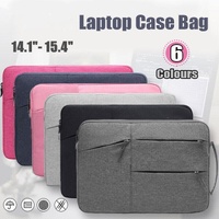 Laptop Sleeve Travel Bag Carry Case For MacBook Air Pro 14.1”-15.4” - Light Grey