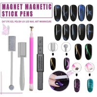 Nail Art Cat Eye Effect Stick for UV Gel Polish Design Tool for Manicure Styling Use - 1PC Multifunction