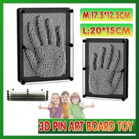 3D Metal Pin Art Board Desk Toys Frame - M