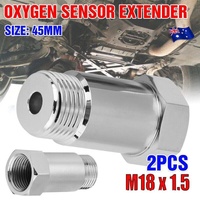 2X 45Mm O2 02 Oxygen Sensor Extender M18 X 1.5 Cel Fix Extension Spacer Adapter
