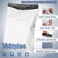 Poly Mailer Bags Mailing Satchel Plastic Courier Self Sealing Packing - 20*80cm *100 PCS