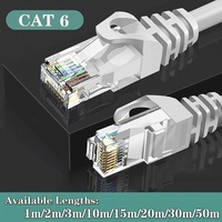 Fast Ethernet Network Cable CAT6 1000Mbps Internet RJ45 1 2 3 10 15 20 30 50m - 15M