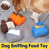 Dog Sniff Training Toy Plush Scent Training Aid for Puppies Interactive Pet Toy - Blue