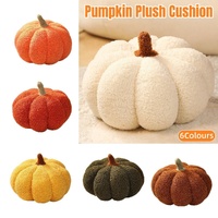 Soft Plush Pumpkin Pillow Cushion Sofa Living Room Bay Window Decor Indoor Toy - Red
