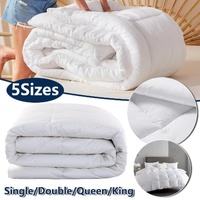 Luxury Hotel Quilt Core – Soft Microfiber Down Alternative Comforter for All Seasons - 160x210cm-Brushed