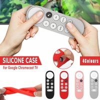 Silicone Case Protective Cover Shell For Google Chromecast Tv 2020 Voice Remote - Blue