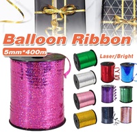 5mm Balloon Ribbon Curling Party String Gift Wrap Decoration Birthday Wedding - Laser-Purple