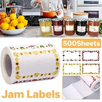 500X Adhesive Freezer Kitchen Food Stickers Label Food Storage Label